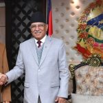 बालुवाटारमा एकाबिहानै प्रचण्ड -ओलि भेटवार्ता