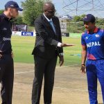 विश्वकप लिग २- नामिबियाविरुद्ध टस जितेर बलिङ गर्दै नेपाल