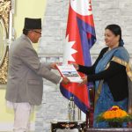 प्रतिनिधिसभामा निर्वाचित सदस्यको विवरण राष्ट्रपतिसमक्ष पेस