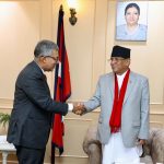 बंगलादेशका राजदूतसँग प्रधानमन्त्री प्रचण्डकाे भेटवार्ता