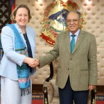 बेलायती राज्यमन्त्री र प्रधानमन्त्री प्रचण्डबिच भेटवार्ता