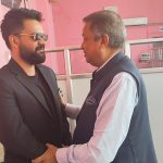 सांसद विनाेद चाैधरीकाे भेट मेयर बालेनसँग,महानगरसहित समग्र विकासबारे छलफल