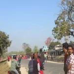 एक वृद्धाकाे स्कुल बसकाे ठक्करबाट मृत्यु