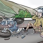 सवारी दुृर्घटनामा परी दुई जनाकाे मृत्यु