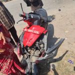 किसान चोकमा मोटरसाइकल र स्कुटर दुर्घटना
