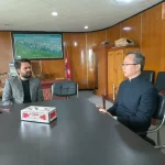 सहयाेगकाे भावना राखी मेयर शाह र चिनिया राजदुत सेन सङबीच भेटवार्ता