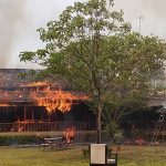 चितवनको राप्ती किनारामा रहेको टाइगरल्याण्ड सफारी रिसोर्टमा भीषण आगलागी