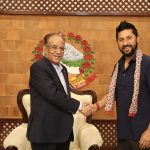 प्रधानमन्त्री प्रचण्ड र (रास्वपा) का सभापति रवि लामिछानेबीच भेटवार्ता