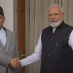 प्रधानमन्त्री प्रचण्ड र भारतीय समकक्षीबिच भेटवार्ता