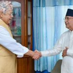 ओली र वामदेव गाैतमबिच भेटवार्ता जारी