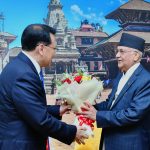 चिनियाँ कम्युनिष्ट पार्टीका उच्चस्तरीय टोली र पुर्वप्रधानमन्त्री ओलीबीच भेटवार्ता