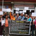 कालीमाटीमा किसानहरूकाे धर्ना, बजारका ५० प्रतिशत सटर र स्टल किसानले पाउनुपर्ने माग