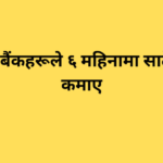 विकास बैंकहरूले ६ महिनामा साढे ३ अर्ब कमाए
