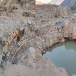 बाजुराको दानासाँघु खोलामा एकैसाथ दुई पुल निर्माण हुँदै