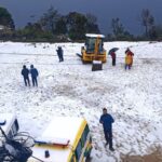 हिमपातपछि जुम्लामा कठ्याङ्ग्रिँदो चिसो, जनजीवन प्रभावित तर किसान हर्षित