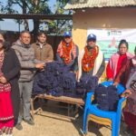 कामना सेवा विकास बैंकद्वारा विद्यालयलाई कुर्सी तथा न्यानो कपडा वितरण