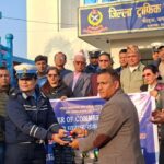 ट्राफिक प्रहरी कार्यालयलाई ‘सोल्जर लाइट’ प्रदान
