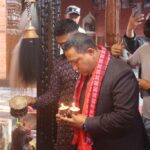 परराष्ट्रमन्त्री खनालद्वारा मनमैजु मन्दिरमा पूजाअर्चना